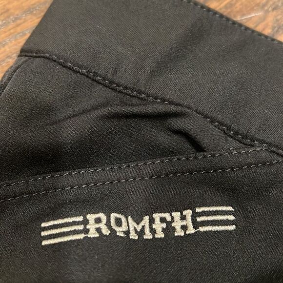Romfh breeches riding pants in black size 36R 20 US size in GUC - Picture 5 of 13
